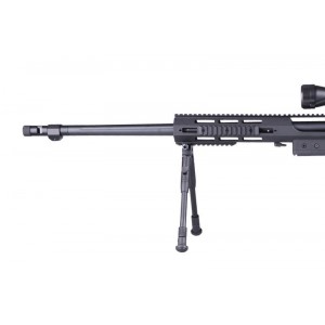 WELL Модель снайперской винтовки MB4412D с прицелом и сошками черная